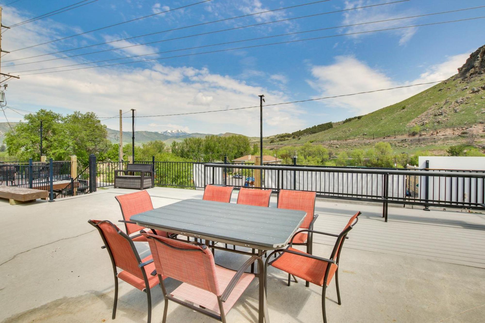 Lava Hot Springs Studio With Deck Walk To Hot Pools Exterior foto